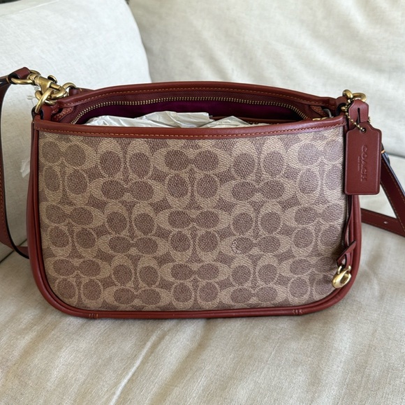 COACH Cary Crossbody Bag In Signature Canvas NWT - Picture 10 of 12